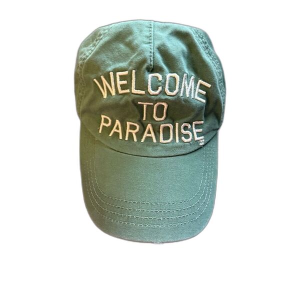 Billabong Welcome To Paradise Dad Hat Strapback Cap Sage Green - Picture 1 of 6